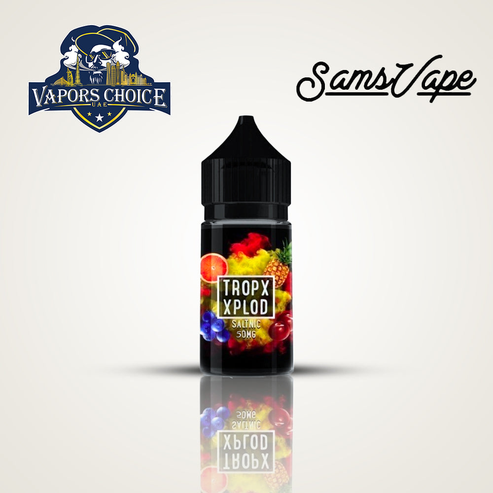 SAMS VAPE 30ML SALTNIC Tropx Xplod Abu Dhabi